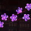 1pc Solar Flower String Lights; Blossom String Lights; Fairy LED Lights String; Solar Flower Decorative Lighting For Outdoor Home Garden Lawn Patio Xm