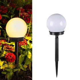 2/4/8pcs Led Solar Garden Light Solar Lamp Outdoor Waterproof Lawn Light Pathway Landscape Lamp For Home Yard Driveway Lawn Park (Emitting Color: Warm light, Wattage: 8pcs)