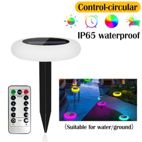 Solar Floating Pool Lights Waterproof Garden Solar Lighting 7 Colors Led Light Swimming Pool Light Garden Water Drift Lamp Decor (Ships From: CN, Emitting Color: Control-Ground-Water)