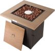 LEGACY HEATING Propane Fire Pit Table, 50,000 BTU Square Fire Table, Fire Pit Propane for Outside Patio, Add Warmth and Ambience to Gatherings and Par