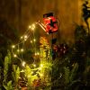 1pc Solar Garden Light; Outdoor Decor Waterproof Solar Path Light; Watering Can Lights Hanging Fairy String Lighting For Terrace Patio Lawn