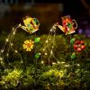 1pc Solar Garden Light; Outdoor Decor Waterproof Solar Path Light; Watering Can Lights Hanging Fairy String Lighting For Terrace Patio Lawn